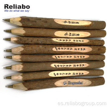 Bolígrafo de madera promocional al por mayor con logotipo personalizado